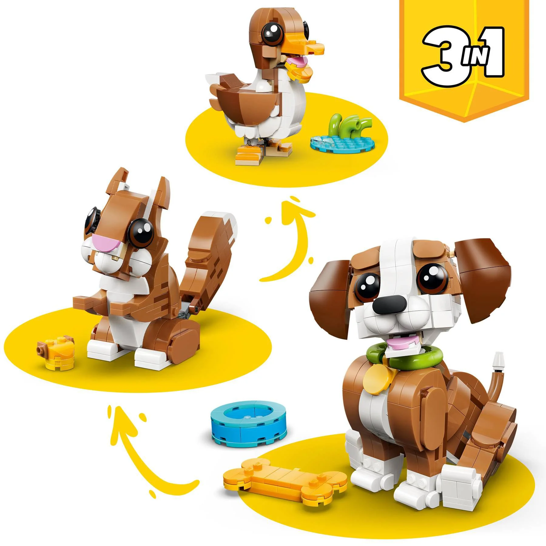LEGO Creator - Animale Dragute: Catelus Jucaus foto