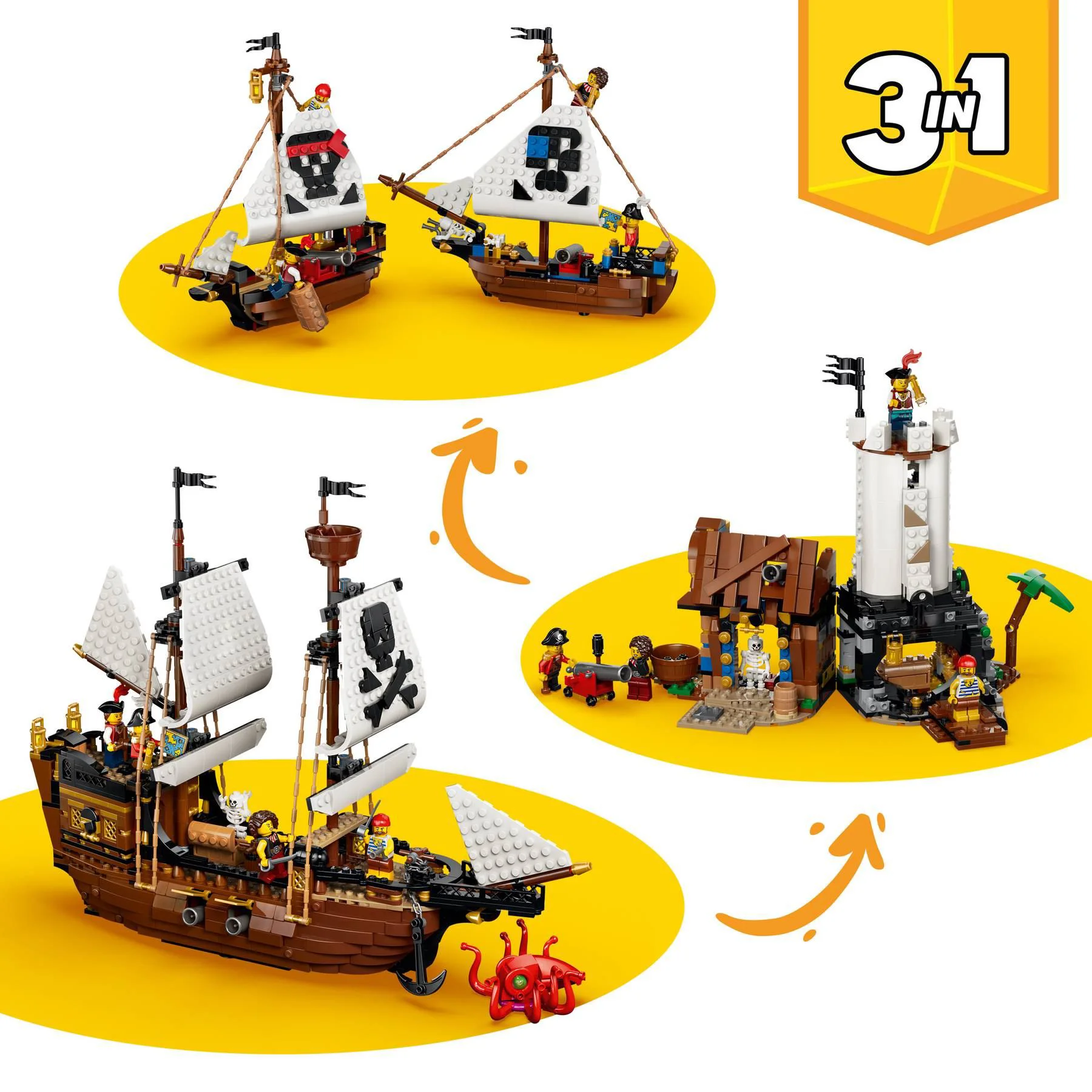 LEGO Creator - Corabie de PiratI foto