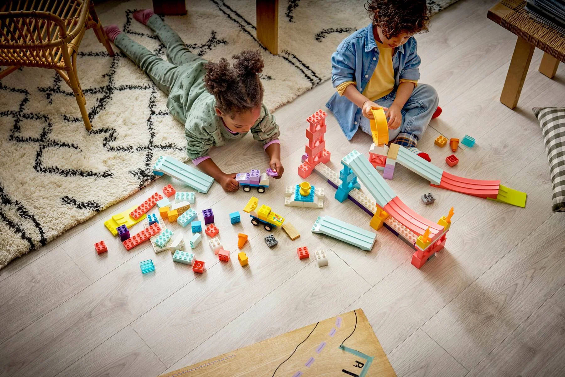 LEGO Duplo - 3 in 1 Rampe Creative cu Vehicule foto