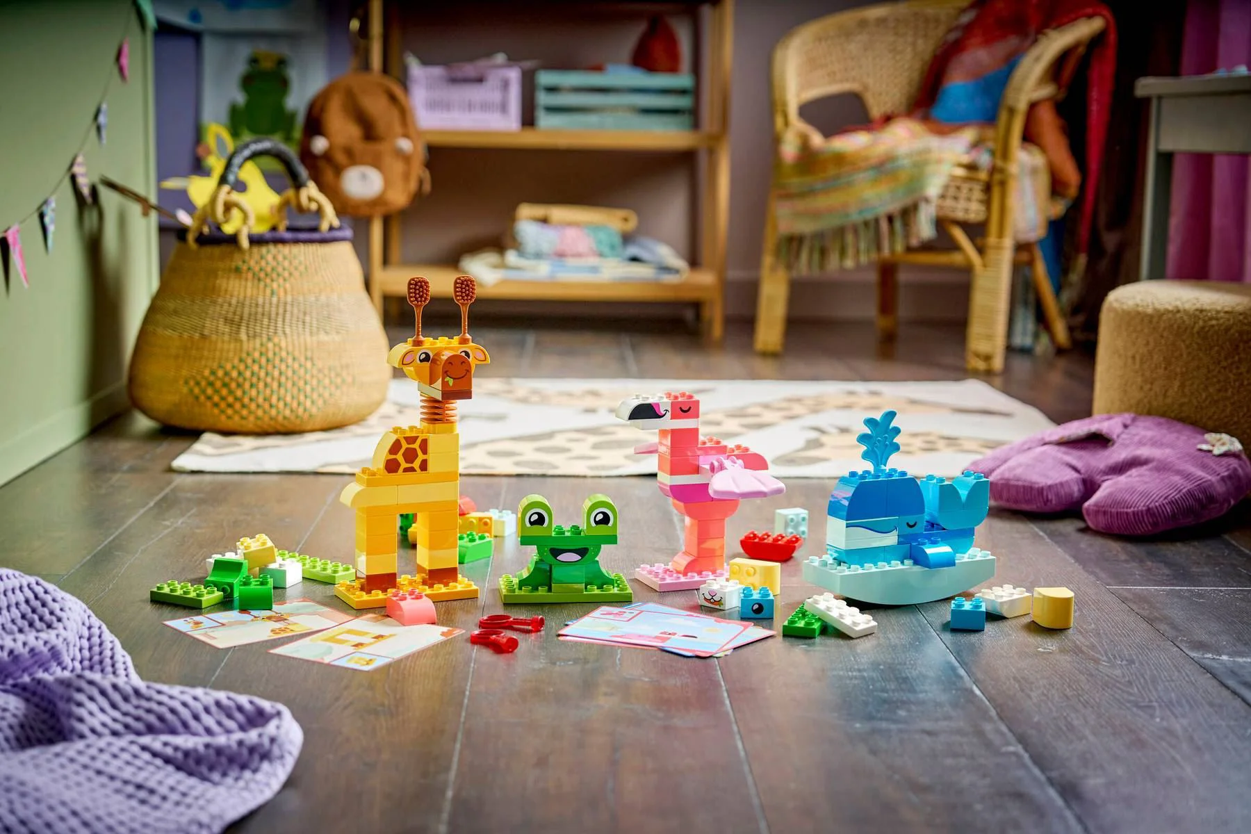 LEGO Duplo - Joc de Construit Animale foto