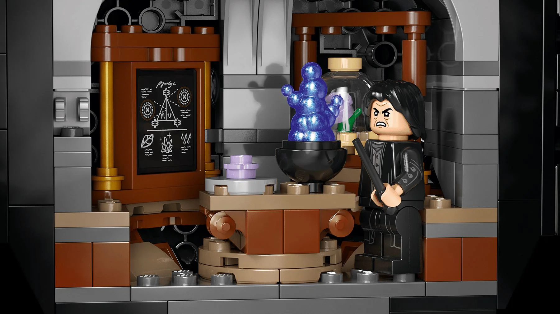 LEGO Harry Potter - Cazan magic cu clasa secreta de potiuni foto