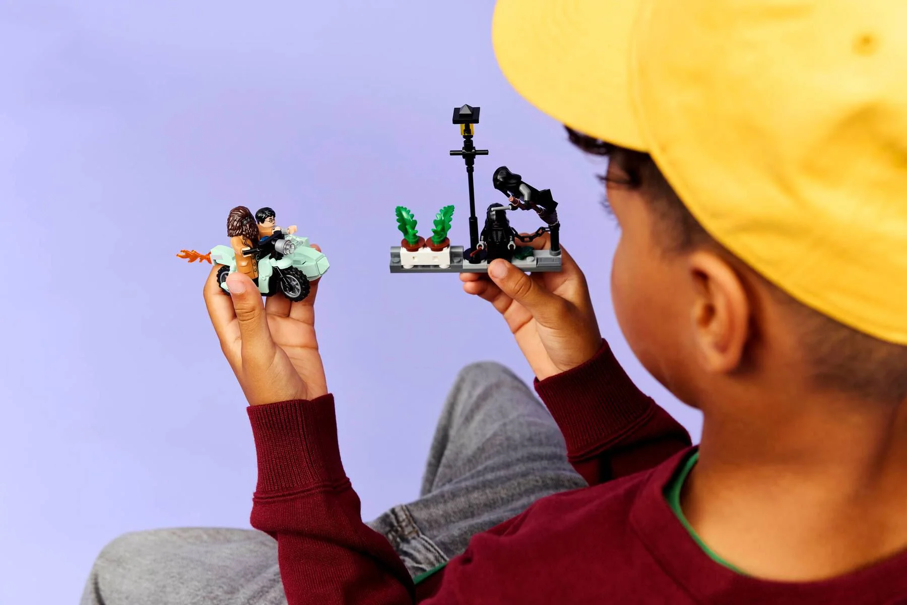 LEGO Harry Potter - Evadarea lui Hagrid si Harry de pe Privet Drive foto