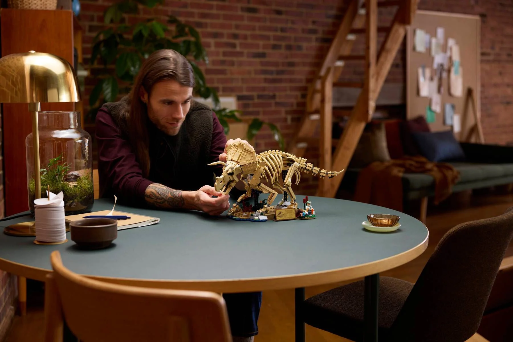 LEGO Jurassic World - Fosile de dinozaur: Triceratops foto