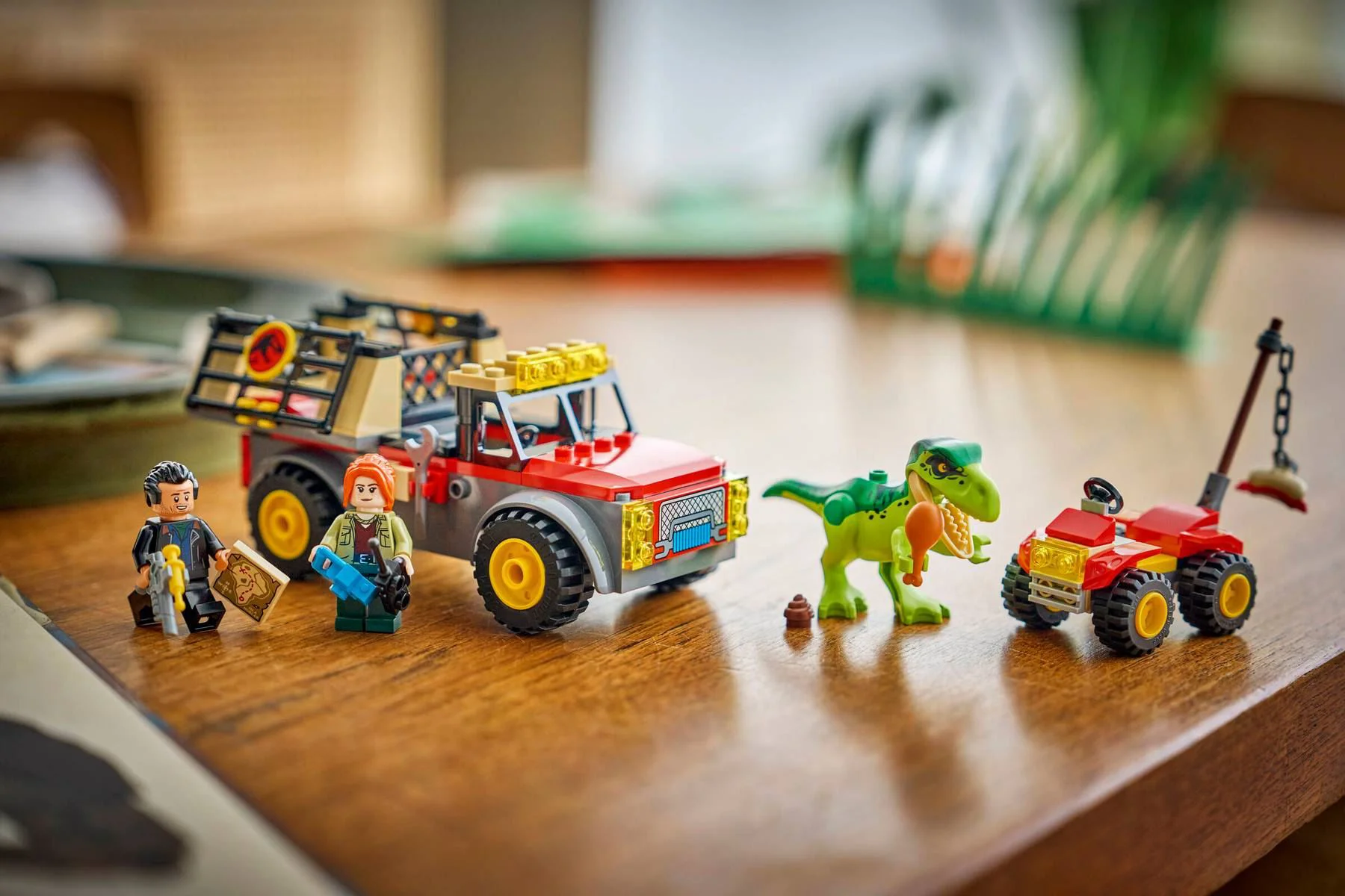 LEGO Jurassic World - Camion pentru transportul de T. rex foto
