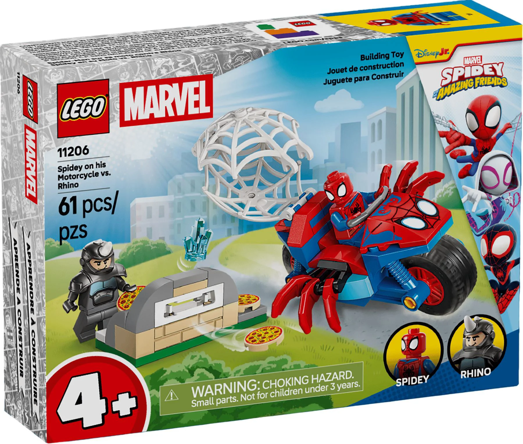 LEGO Marvel - Spidey on his Motorcycle vs. Rhino foto