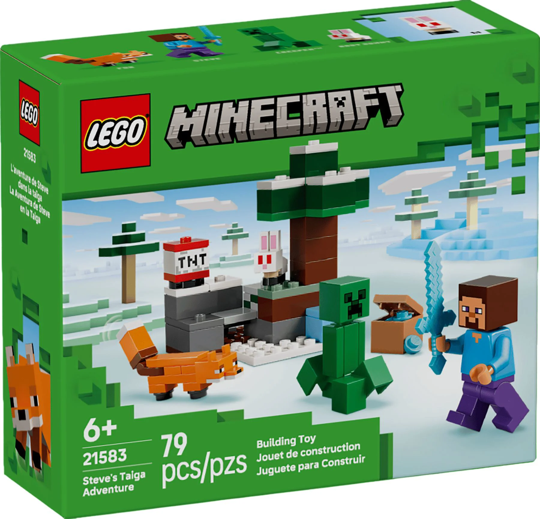 LEGO Minecraft - Приключение Стива в тайге foto