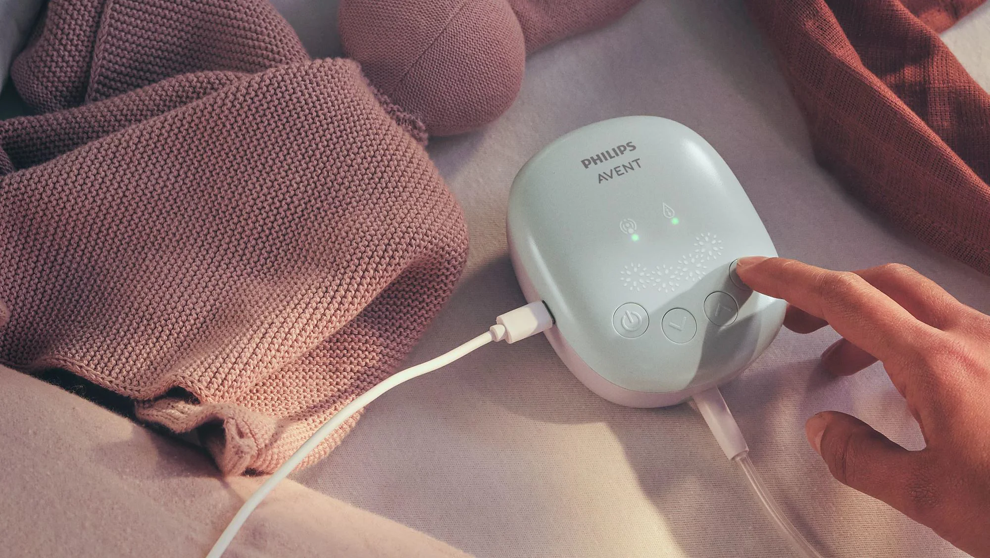 Pompa de san electrica Philips Avent Essential cu biberon foto