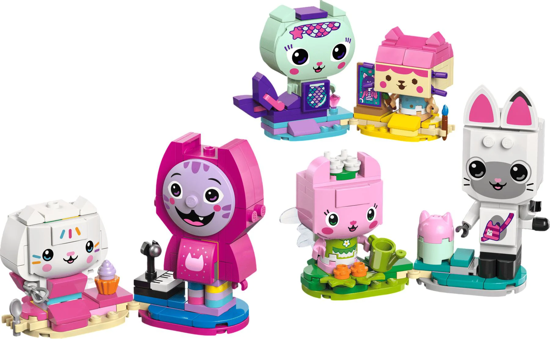 LEGO Gabby's Dollhouse - Prietenii pisicute din caramizi foto