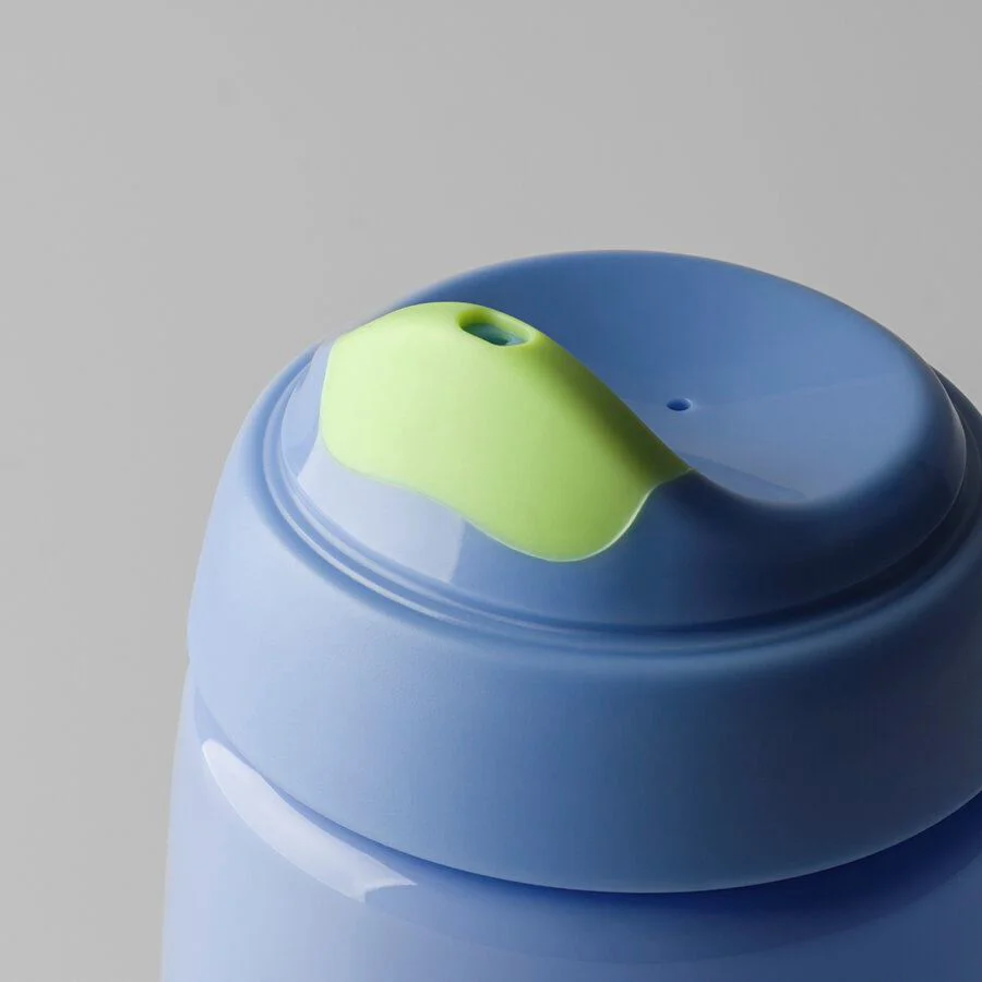Cana cu nasuc moale Tippee Blue (12+ luni), 390 ml foto