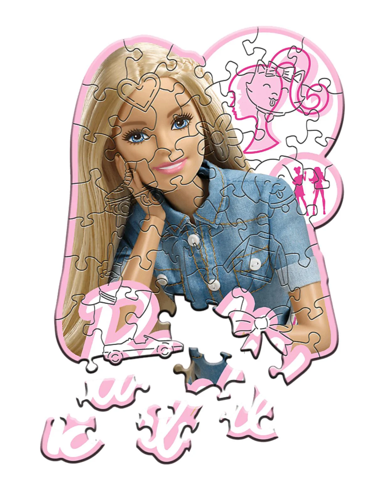 Деревянный пазл Trefl Barbie, 50 эл. foto