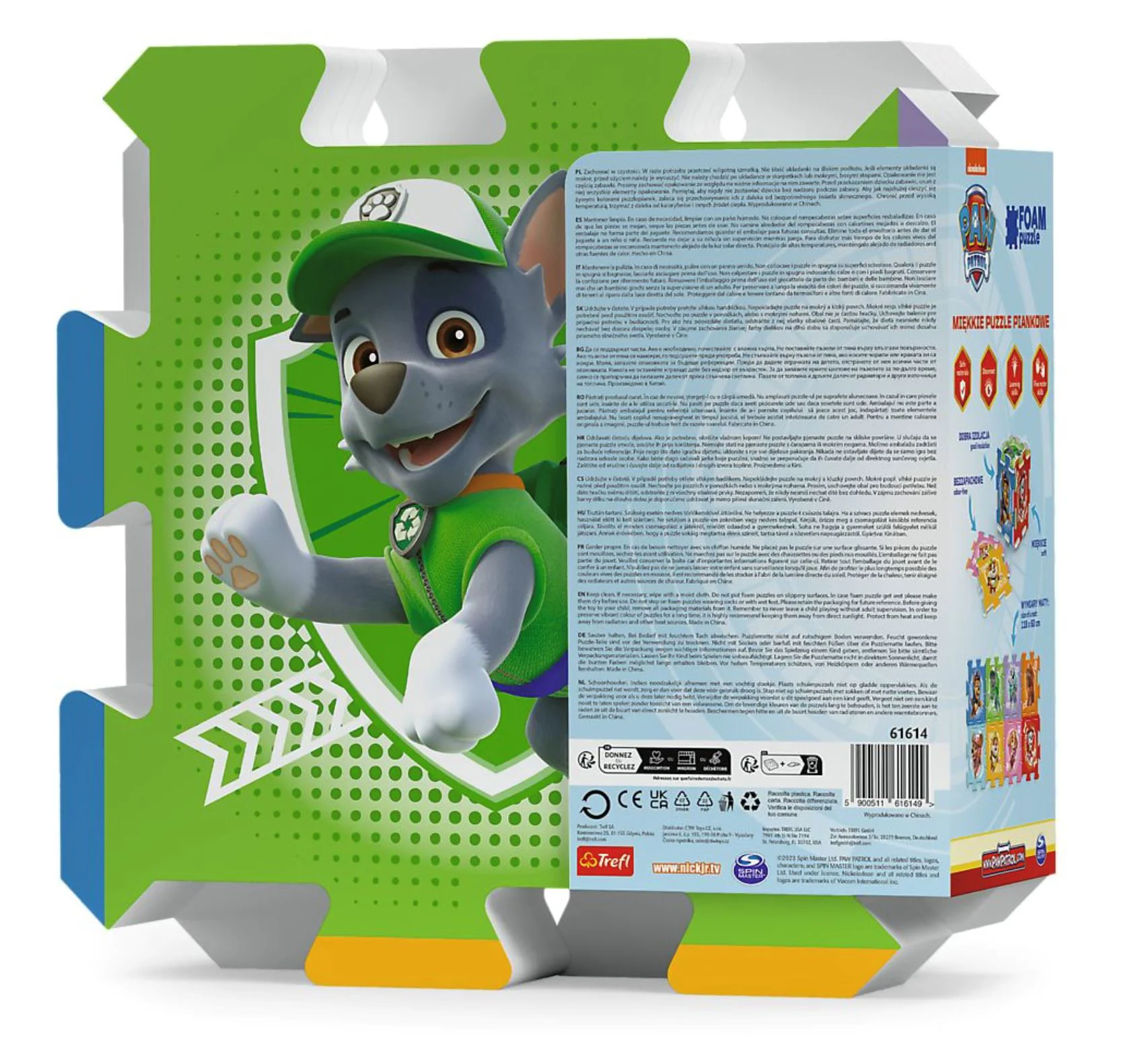 Puzzle din spuma Trefl Patrula Catelusilor, 8 el. foto