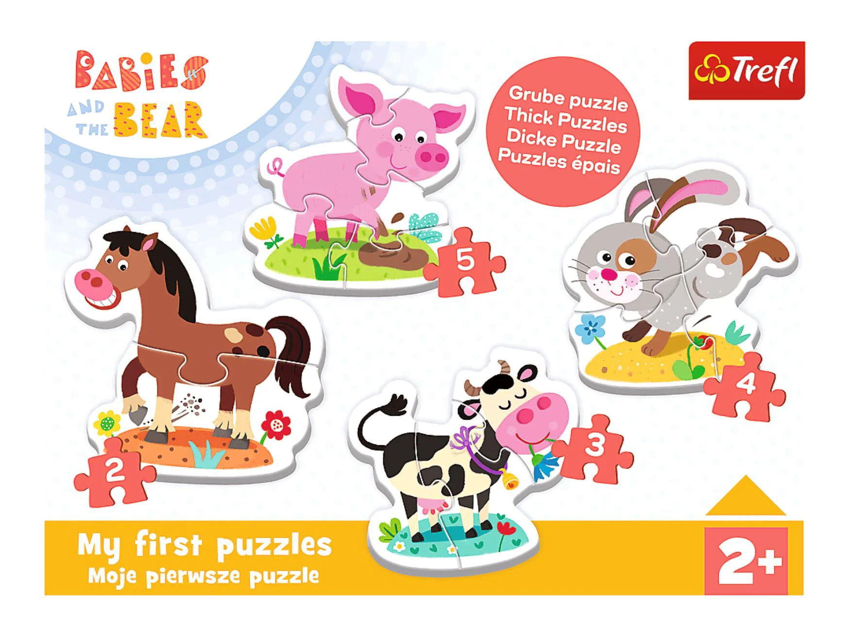 Puzzle Trefl Baby Classic La ferma, 14 el. foto