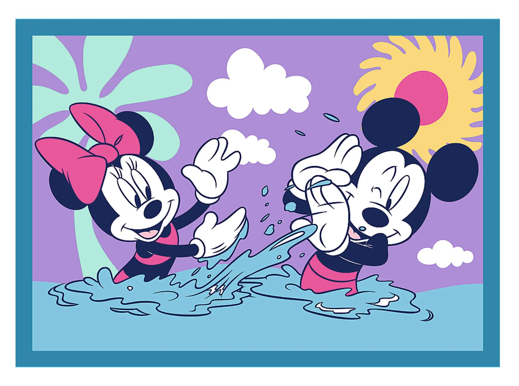 Puzzle 4 in 1 Trefl Intamplari amuzante cu Mickey Mouse foto