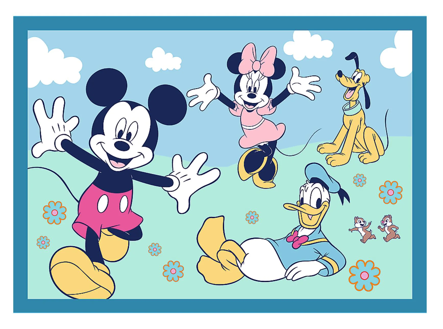Puzzle 4 in 1 Trefl Intamplari amuzante cu Mickey Mouse foto