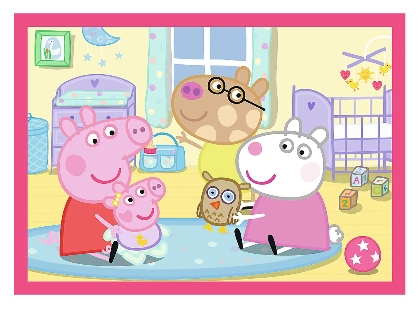 Puzzle 4 in 1 Trefl Purcelusa Peppa iubeste aventurile foto