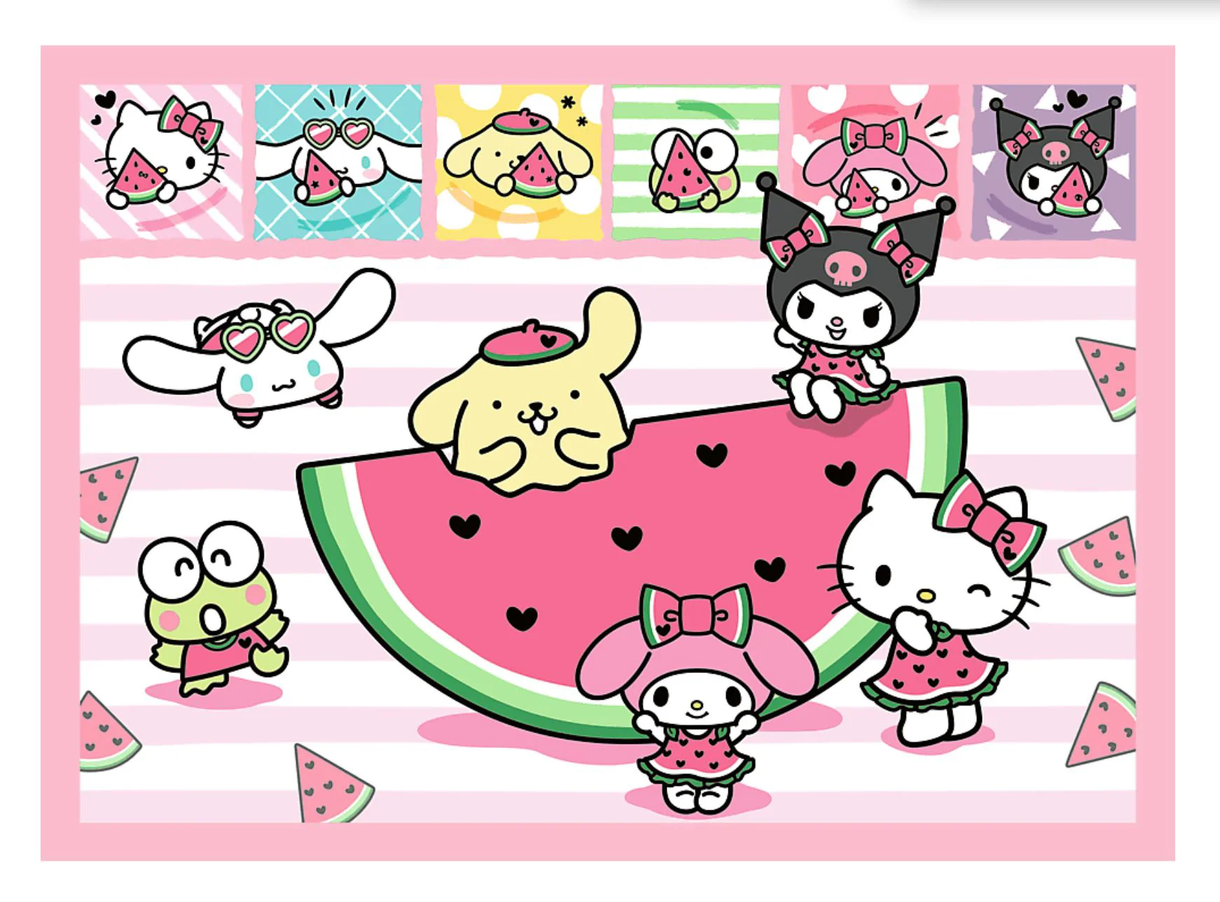 Puzzle 4 in 1 Trefl Hello Kitty Aventuri dulci foto