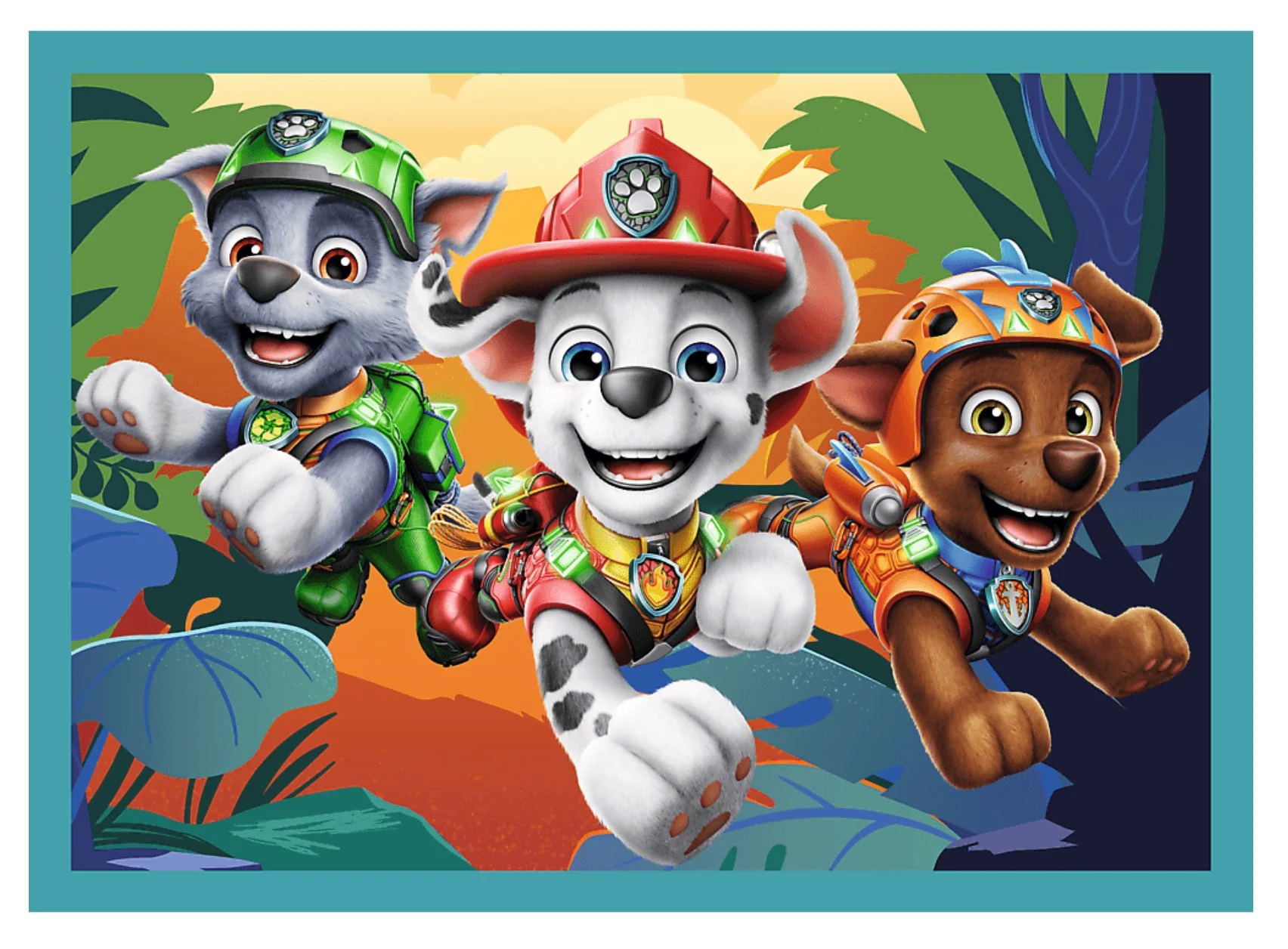 Puzzle 4 in 1 Trefl Paw Patrol Povesti de pe insula dinozaurilor foto