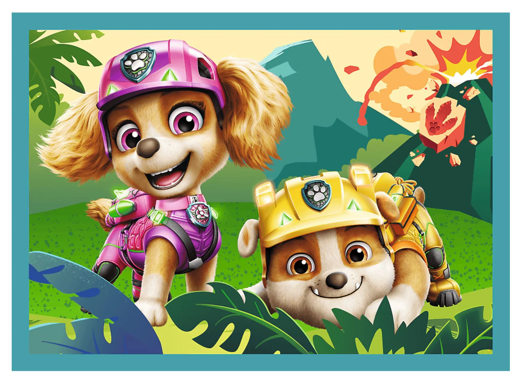 Puzzle 4 in 1 Trefl Paw Patrol Povesti de pe insula dinozaurilor foto