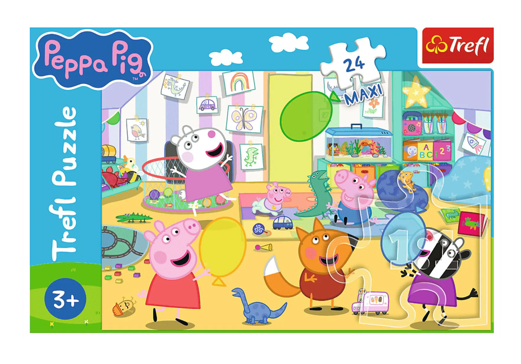 Puzzle Trefl Frumoasa Purcelusa Peppa, 24 el. foto