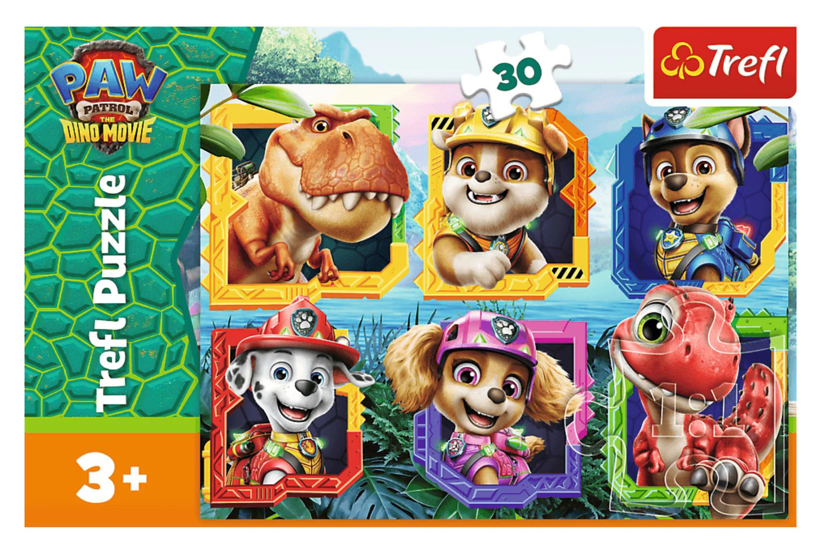 Puzzle Trefl Paw Patrol: Dinozaurii, 30 el. foto