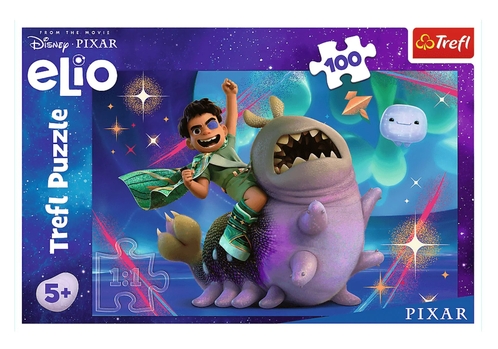 Puzzle Trefl Elio si aventura spatiala, 100 el. foto