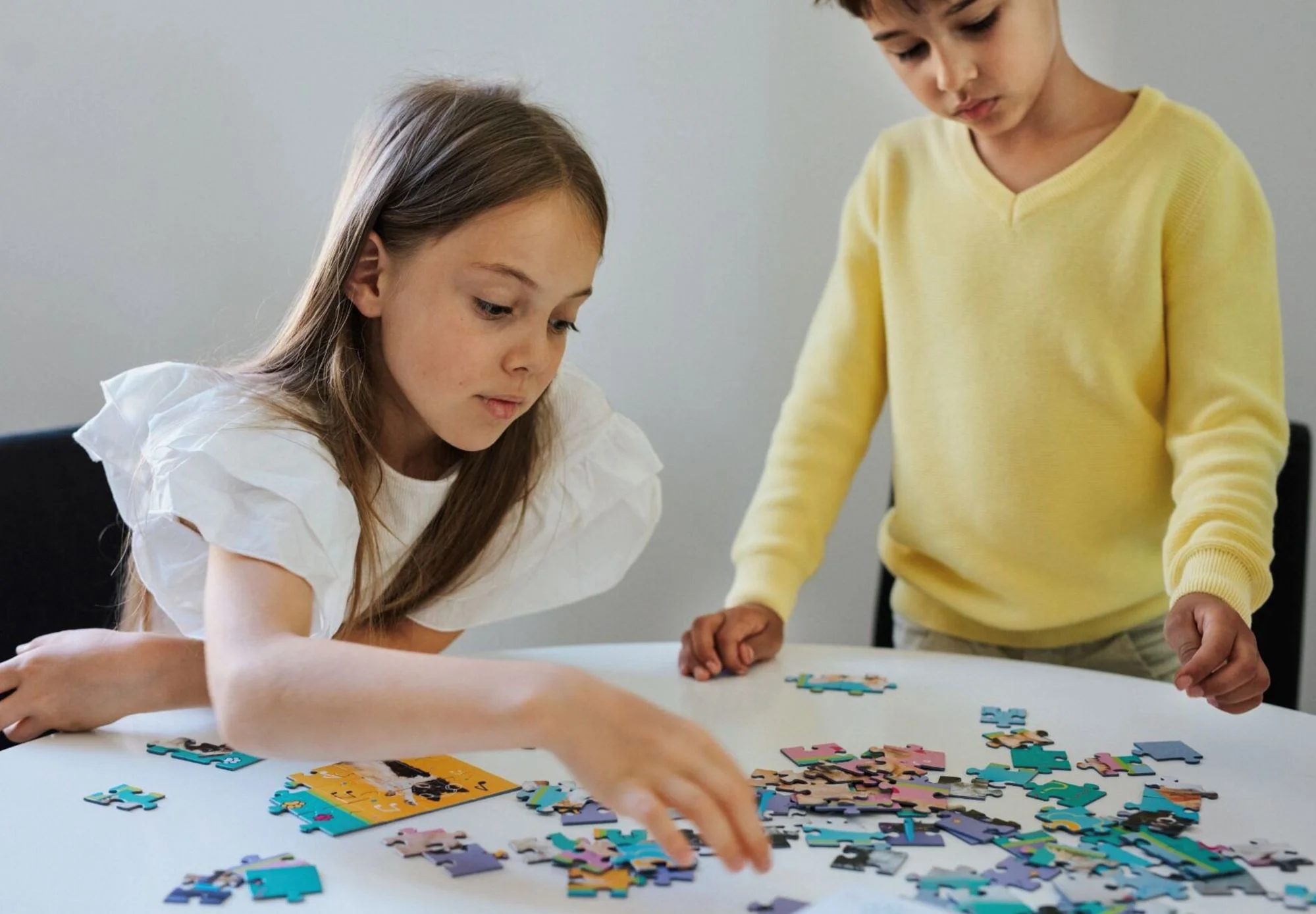 Puzzle Trefl In lumea pisicilor, 100 el. foto