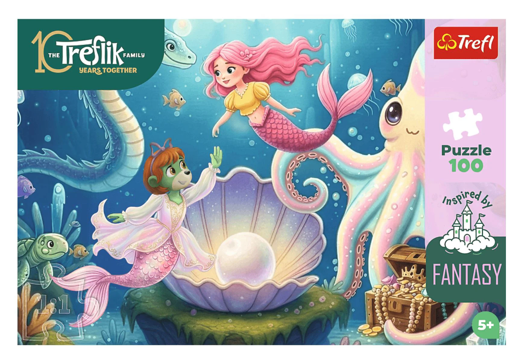 Puzzle Trefl In lumea sirenelor, 100 el. foto