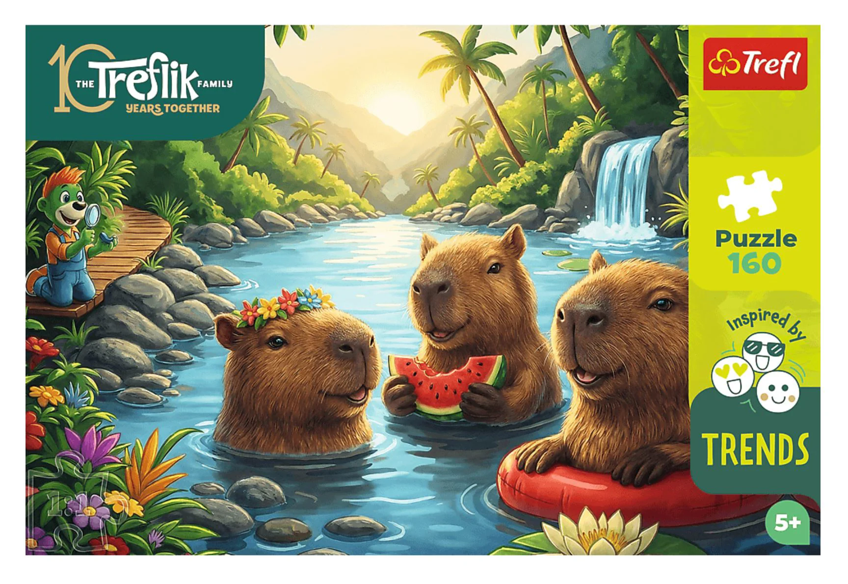 Puzzle Trefl Capibara, 160 el. foto