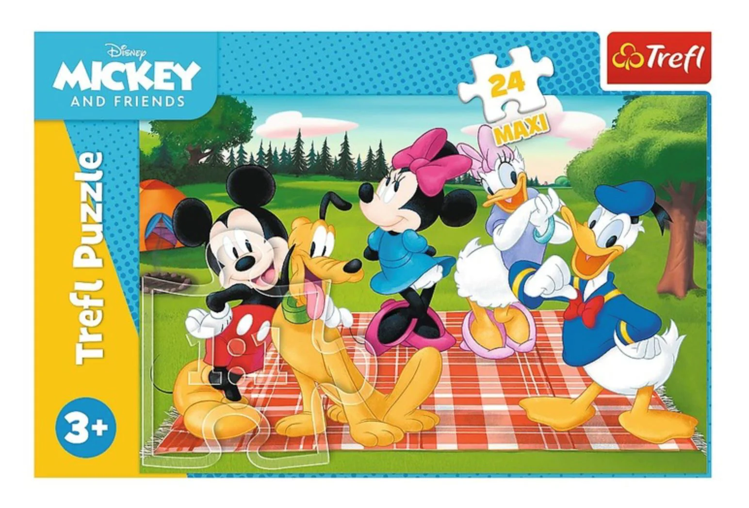 Puzzle Trefl Preferatul lui Mickey, 24 el. foto