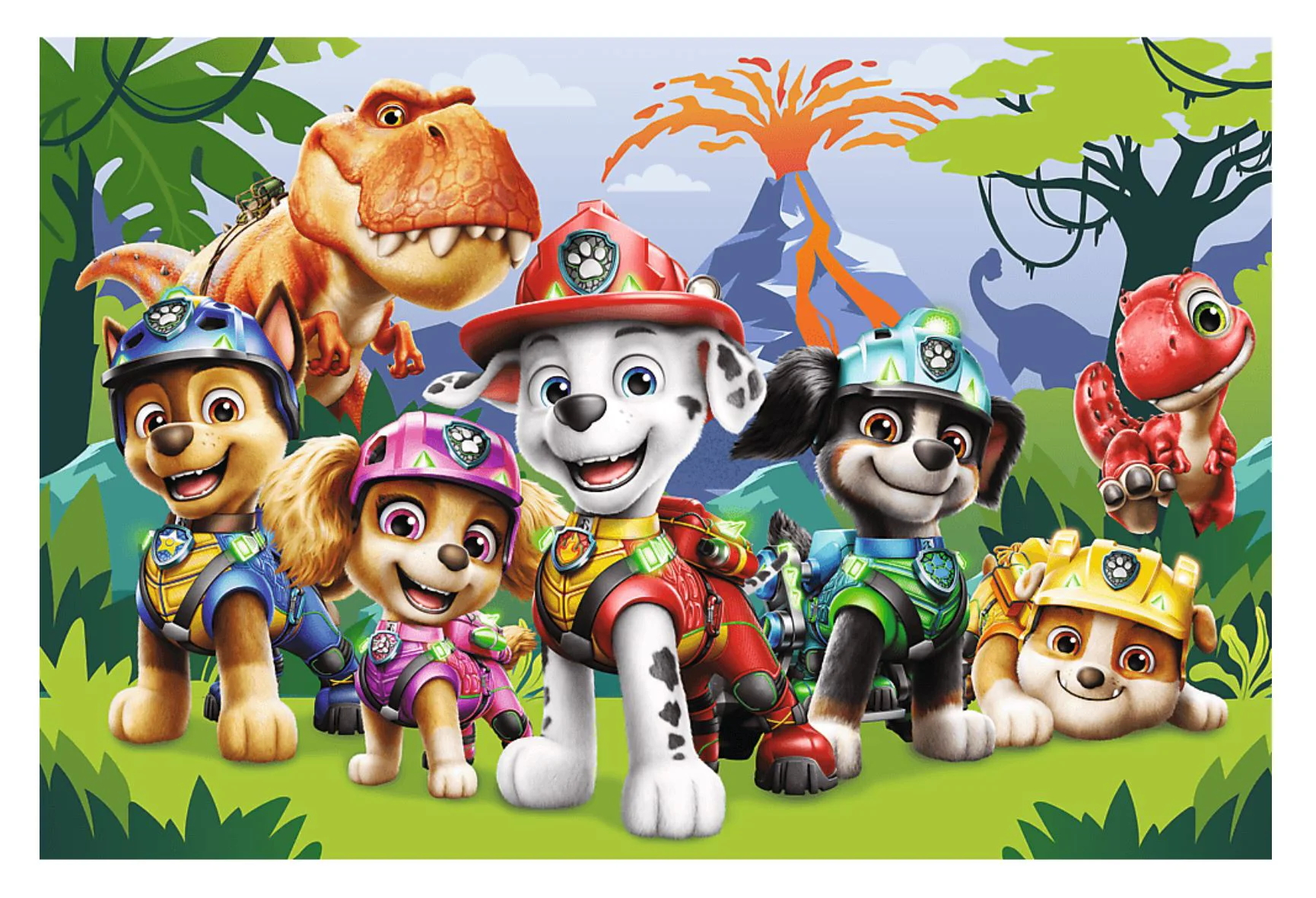 Puzzle Trefl Paw Patrol: Prietenie preistorica, 24 Maxi el. foto