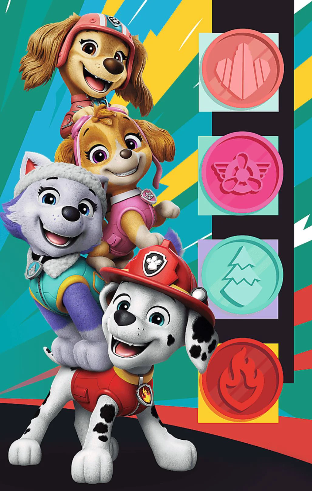 Puzzle Trefl Paw Patrol: Aventura cainilor, 100 el. foto