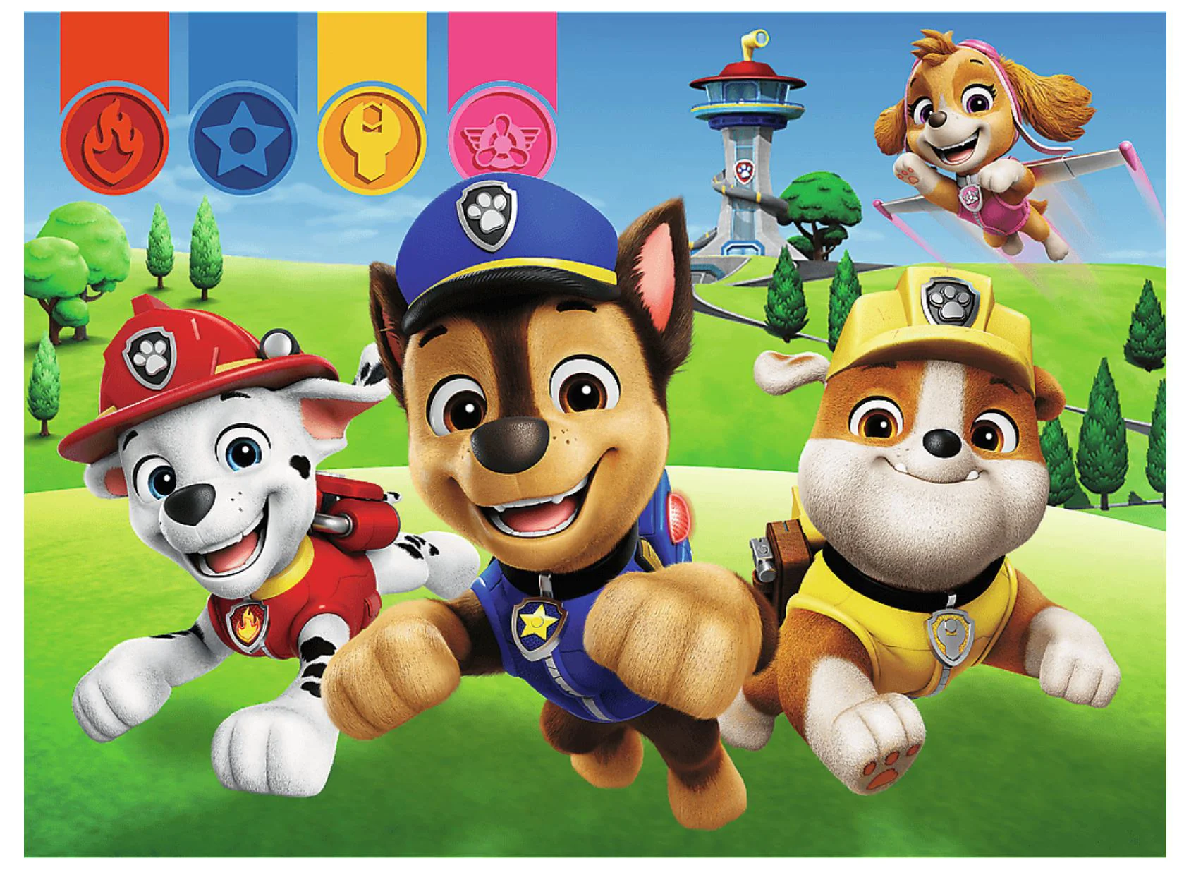 Puzzle Trefl Paw Patrol: Caini pe drum, 30 el. foto