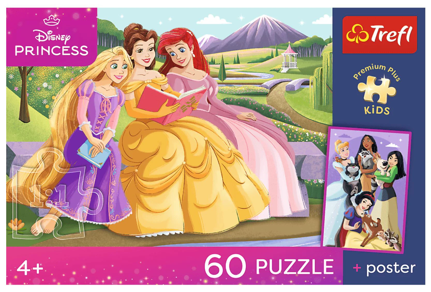 Puzzle Trefl Disney Princess: Forta regala, 60 el. foto