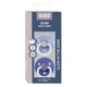 Set 2 suzete rotunde din latex BIBS Colour Glow Hush/Grape (0-6 luni) foto