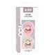 Set 2 suzete rotunde din latex BIBS Colour Petal/Baby Pink (6-18 luni) foto