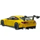 Металлическая машинка BMW M4 GT3 с инерционным механизмом, светом и звуком, Желтая, 1:24 foto