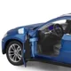 Металлическая машинка BMW X6 с инерционным механизмом, светом и звуком, Синяя, 1:26 foto