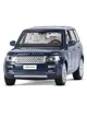 Металлическая машинка Range Rover с инерционным механизмом, светом и звуком, Синяя, 1:24 foto