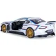 Металлическая машинка BMW 3.0 CSL Hommage R с инерционным механизмом, светом и звуком, Белая, 1:24 foto