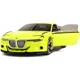Металлическая машинка BMW 3.0 CSL Hommage с инерционным механизмом, светом и звуком, Зелёная, 1:24 foto