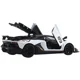 Masina din metal cu inertie, lumini si sunete Lamborghini Aventador SVJ Alb, scara 1:24 foto