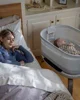 Patut co-sleeper Graco Eluma Nest Luna cu leganare si sistem inteligent de detectare a plansului foto