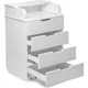 Комод с пеленальным столиком PernaMea HappyBaby 600 White foto