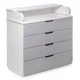 Комод с пеленальным столиком PernaMea HappyBaby Pro 800 MDF Grey foto