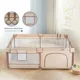 Tarc pliabil Moni GameZone Basic Beige, 150x200 cm foto