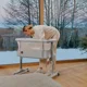 Patuc co-sleeper Lionelo Aurora Beige Sand foto