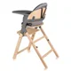 Стул для кормления 3 в 1 Lionelo Megan Grey Wood foto