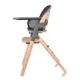 Стул для кормления 3 в 1 Lionelo Megan Grey Wood foto