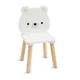 Набор стол и 2 стула Moni White Bears из дерева и MDF foto