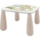 Детский стол и стул Maltex Luna Nature Buddies White Beige foto